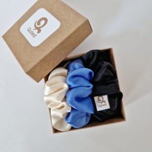 Silk Hair Scrunchie Set